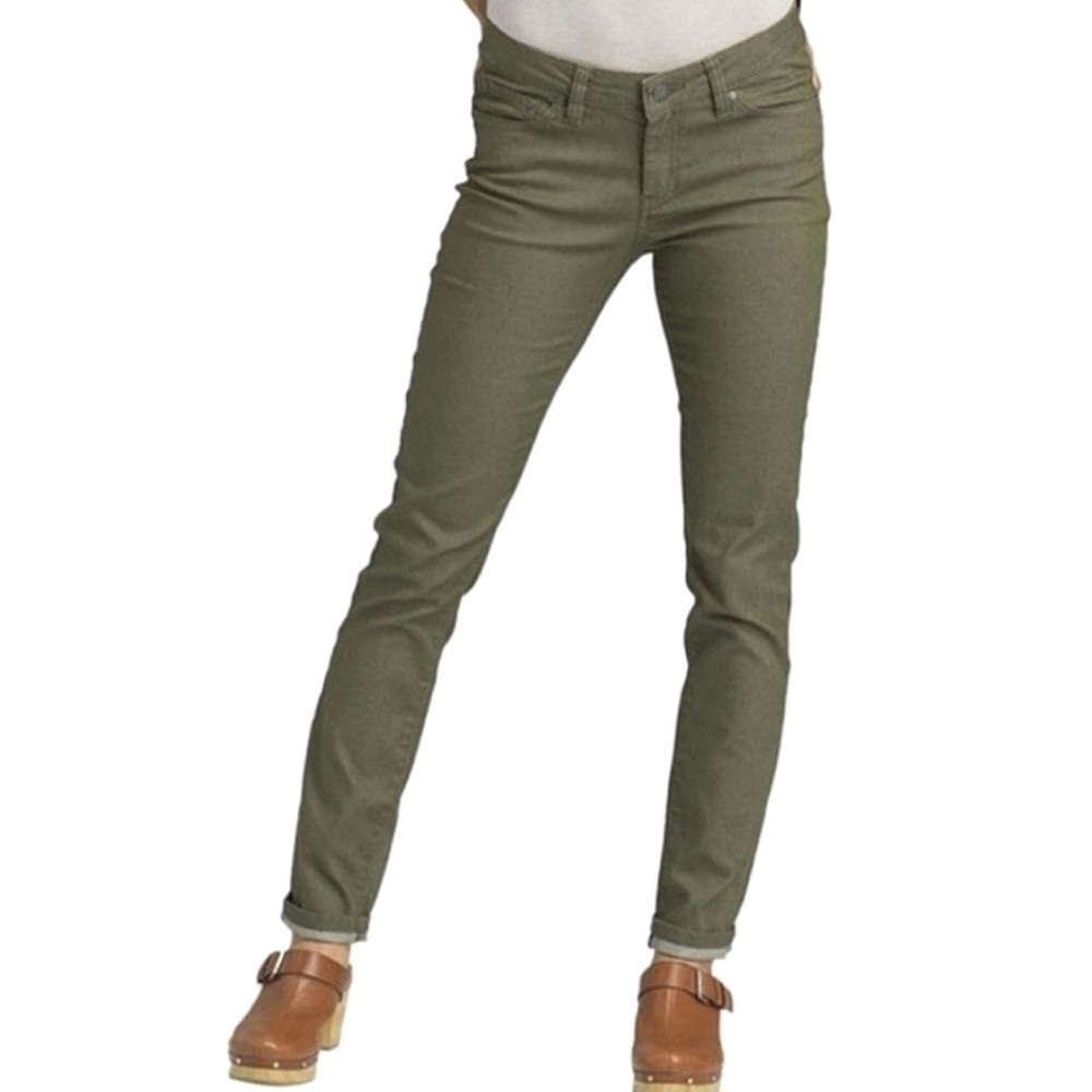 Prana Kara Jeans Skinny Fit in Cargo Green EUC
